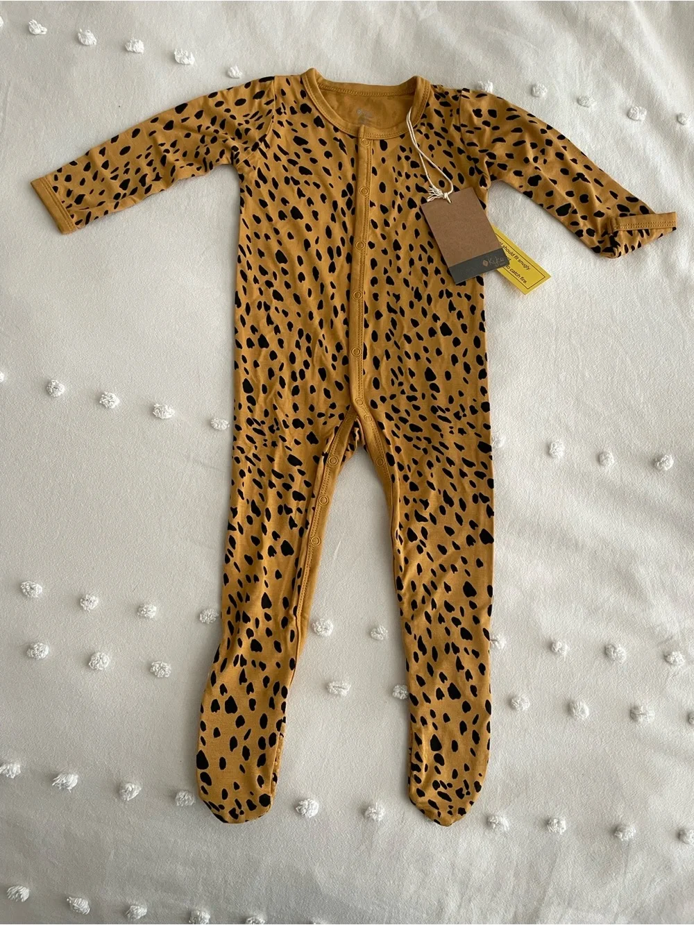Kyte Leopard Sleeper 6-12 months NWT